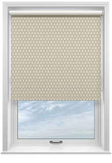 Emily Bond Jaipur, Linen - Twist&Fit Roller Blind